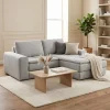 Modular Loveseat with a Right-Side Chaise - 2 pcs