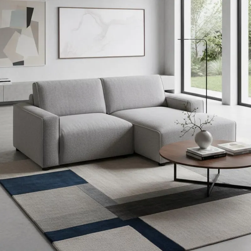 Sofa By Fancy Modular Loveseat with Chaise on the Right - 2 pcs