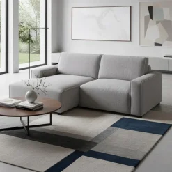 Sofa By Fancy Modular Loveseat with Chaise on the Left - 2 pcs