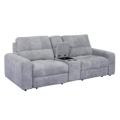 Modular Loveseat with Power Sliders and Console - 3 pcs
