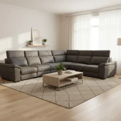 Modular Power Reclining Sectional with Adjustable Headrests - 6 pcs
