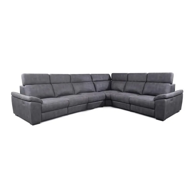 Modular Power Reclining Sectional with Adjustable Headrests - 6 pcs