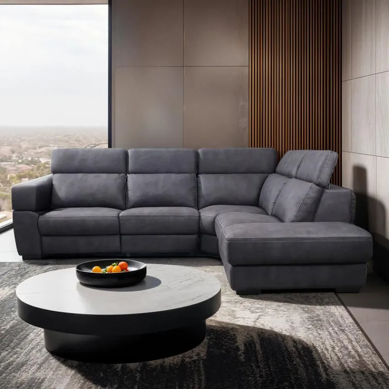 Modular Power Reclining Sectional with Adjustable Headrests - 4 pcs