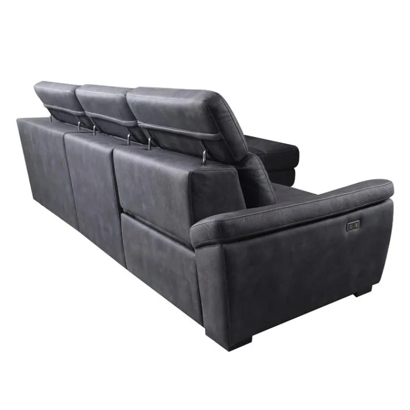 Modular Power Reclining Sectional with Adjustable Headrests - 4 pcs