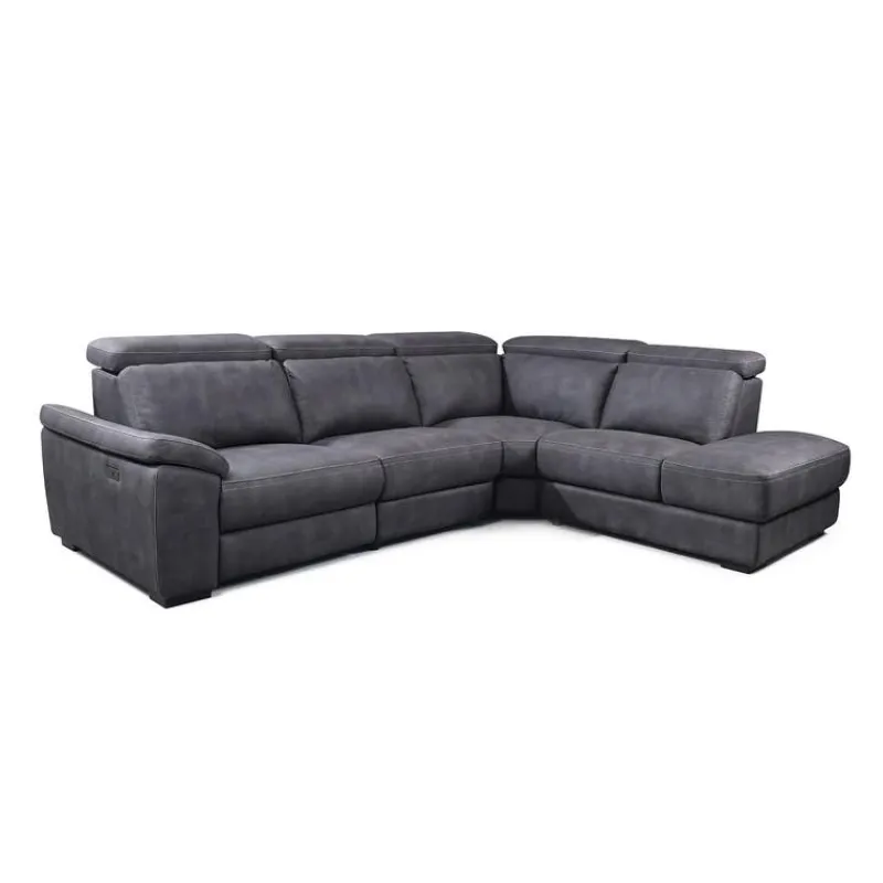 Modular Power Reclining Sectional with Adjustable Headrests - 4 pcs