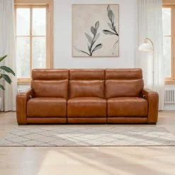 Modular Power Reclining Sofa with Built-In Speakers, Massage & Heat - 3 pcs