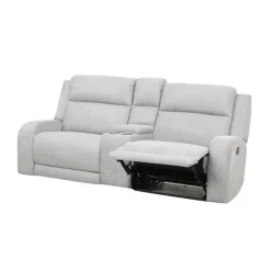 Modular Reclining Loveseat and Console with Storage and Cup Holders - 3 pcs