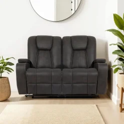 Modular Reclining Loveseat - 2 pcs