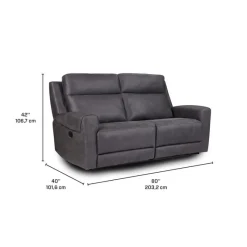 Modular Reclining Loveseat - 2 pcs