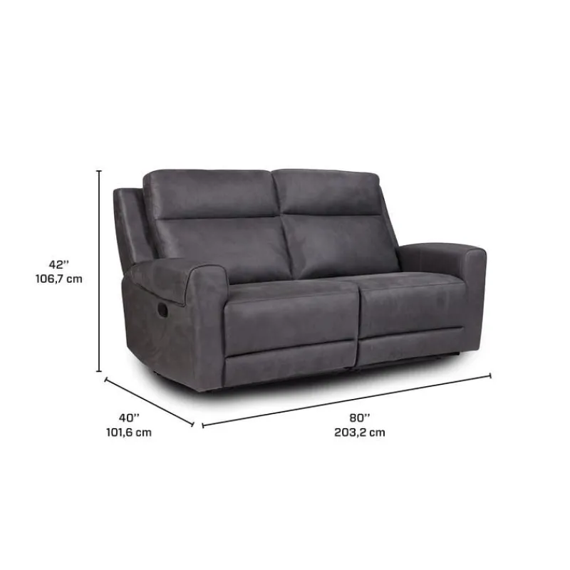 Modular Reclining Loveseat - 2 pcs