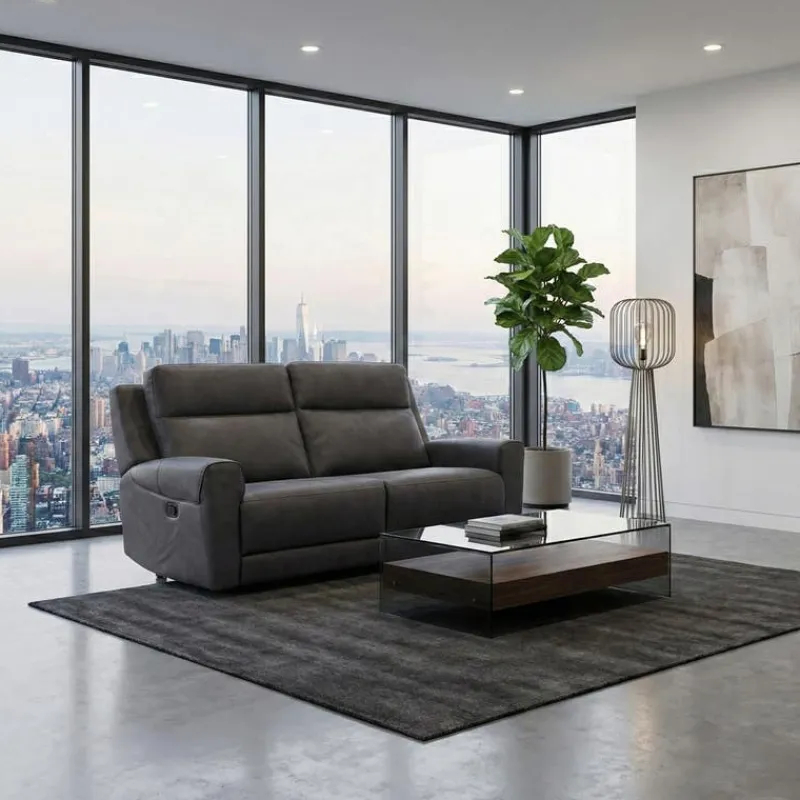 Modular Reclining Loveseat - 2 pcs
