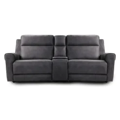 Modular Reclining Loveseat and Console with Storage, Cup Holders, and USB/USB-C Ports - 3 pcs
