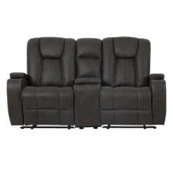 Modular Reclining Loveseat with Console - 3 pcs