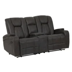 Modular Reclining Loveseat with Console - 3 pcs