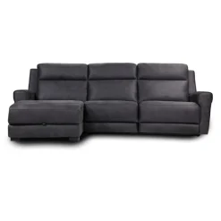 Modular Reclining Sectional and Chaise with Storage - 3 pcs