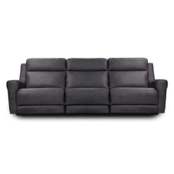 Modular Reclining Sofa with Fold-Down Seat, Cup Holders, USB/USB-C Ports and Wireless Charger - 3 pcs