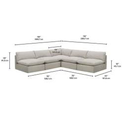 Modular Sectional - 5 pcs