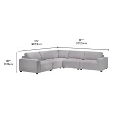Sofa By Fancy Modular Sectional - 5 pcs