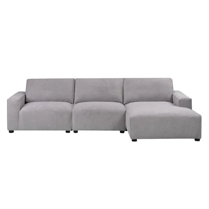 Sofa By Fancy Modular Sectional with Chaise on the Right - 3 pcs