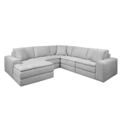 Modular Sectional with Left-Side Chaise - 5 pcs