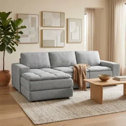 Modular Sectional with Left-Side Chaise - 3 pcs