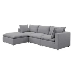 Modular Sectional with Ottoman - 4 pcs