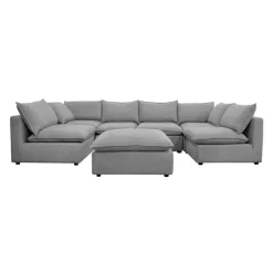 Modular Sectional with Ottoman - 7 pcs