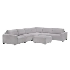 Sofa By Fancy Modular Sectional with Ottoman - 7 pcs