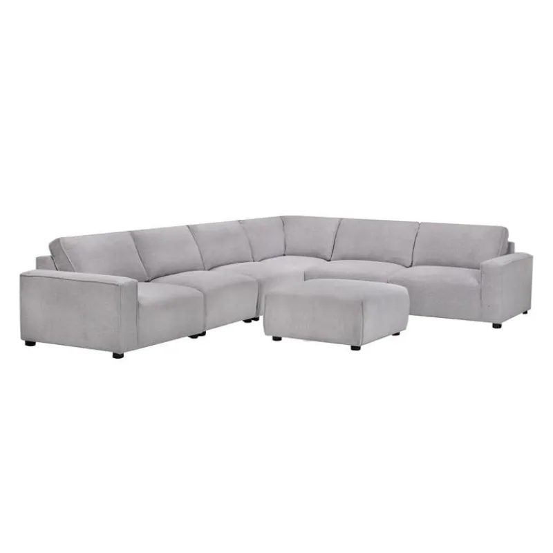 Sofa By Fancy Modular Sectional with Ottoman - 7 pcs