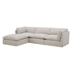 Modular Sectional with Ottoman - 4 pcs