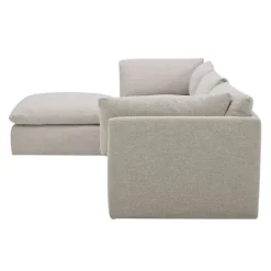 Modular Sectional with Ottoman - 4 pcs