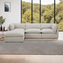 Modular Sectional with Ottoman - 4 pcs