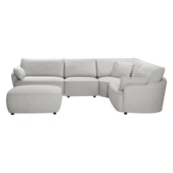 Modular Sectional with Ottoman - 5 pcs