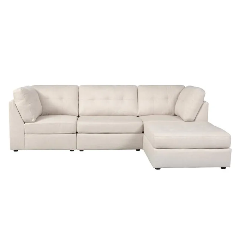 Modular Sectional with Ottoman - 4 pcs