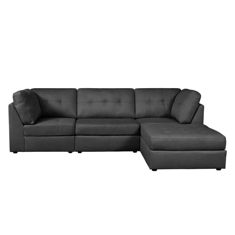 Modular Sectional with Ottoman - 4 pcs