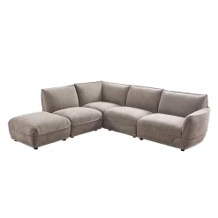 Modular Sectional with Ottoman - 5 pcs