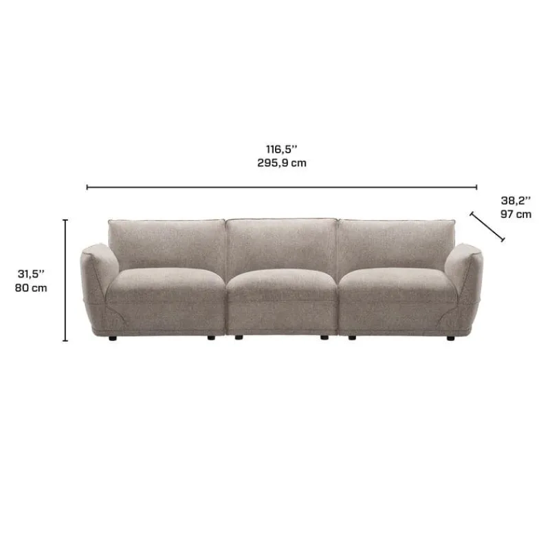 Modular Sofa - 3 pcs