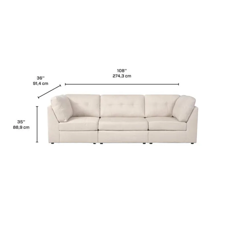 Modular Sofa - 3 pcs