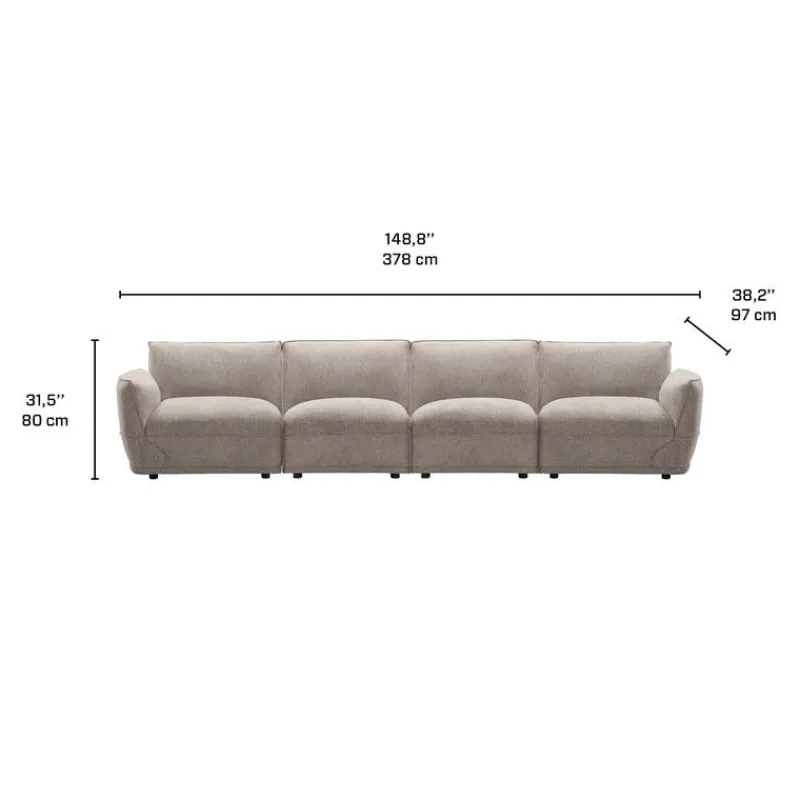 Modular Sofa - 4 pcs
