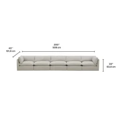 Modular Sofa - 5 pcs