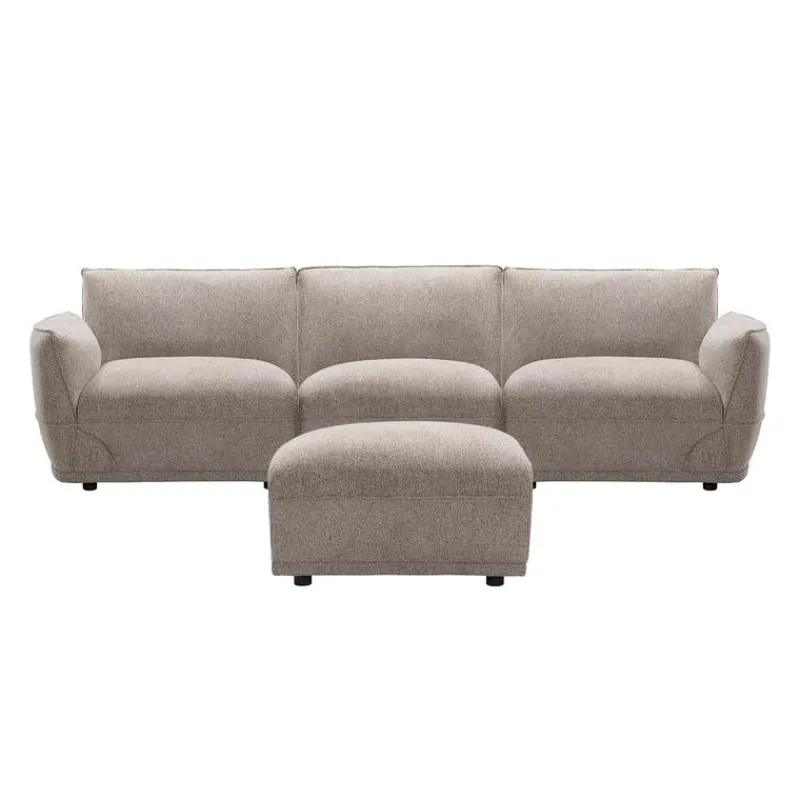 Modular Sofa with Ottoman - 4 pcs