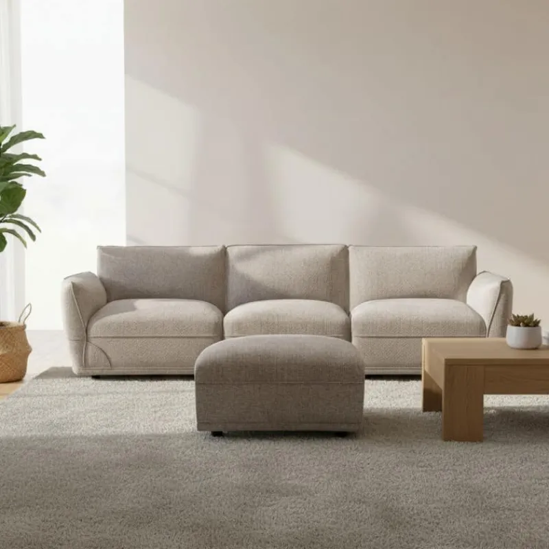 Modular Sofa with Ottoman - 4 pcs