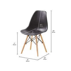 Moulded Chairs (Set of 2) -