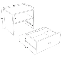SUA-V Nightstand -