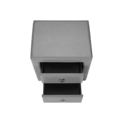 Monarch Nightstand - upholstered / 2 storage drawers - 21