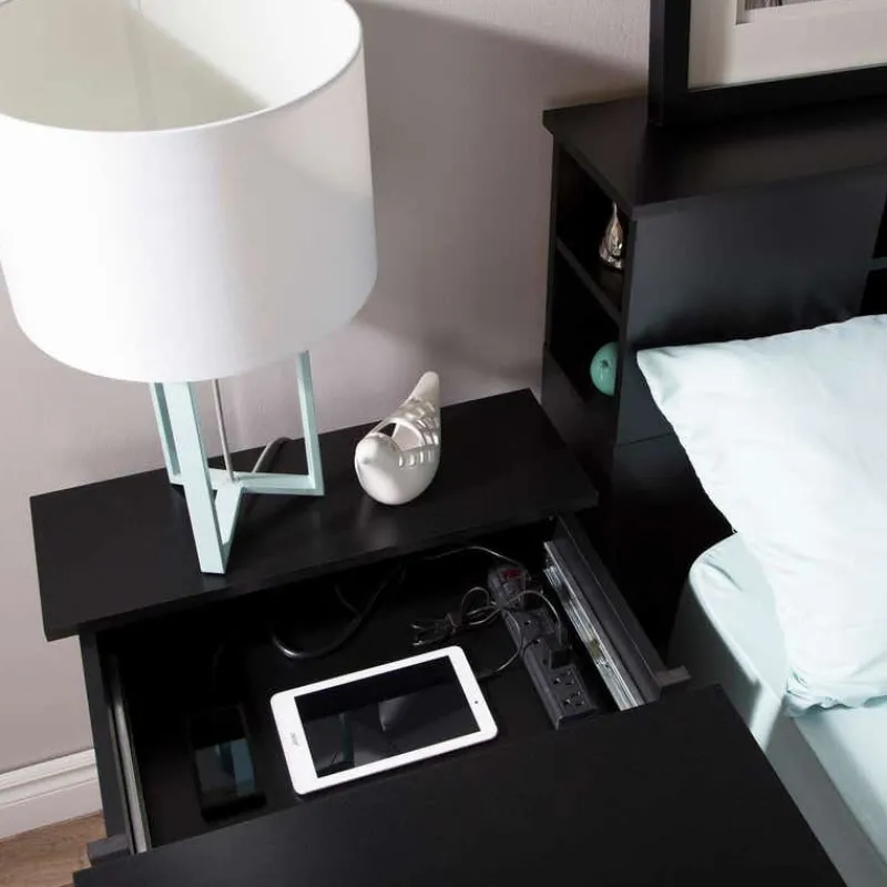 Meubles South Shore Nightstand Charging Station - South Shore