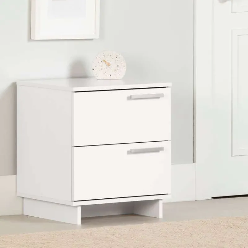 Meubles South Shore Nightstand With 2 Drawers - South Shore
