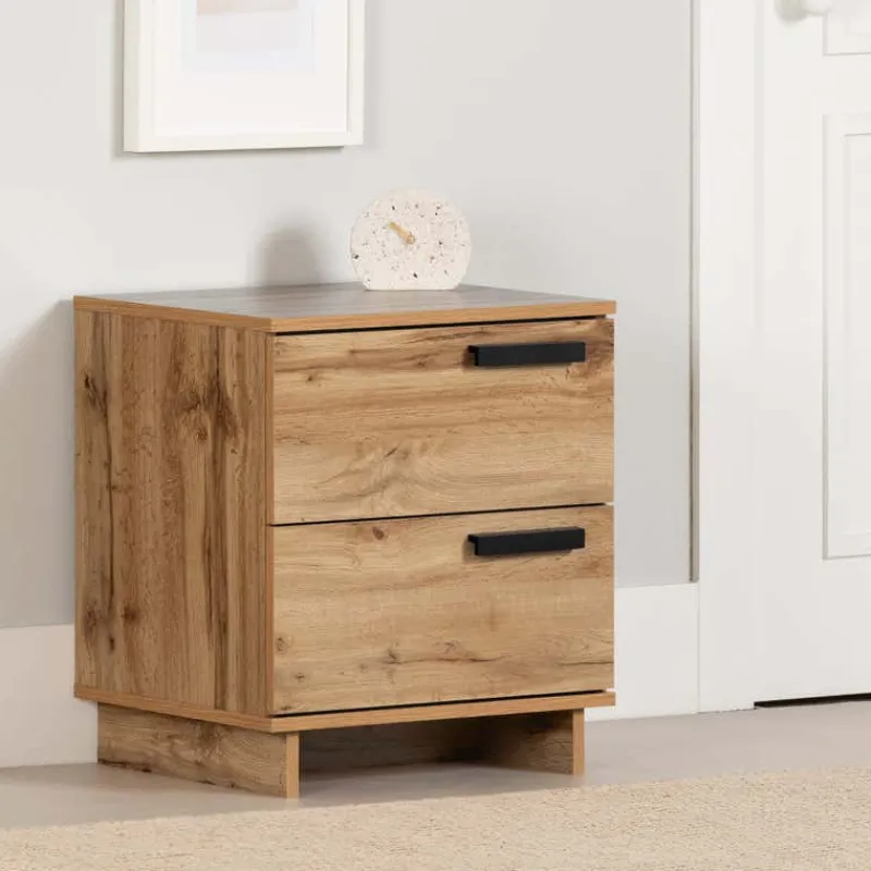 Meubles South Shore Nightstand With 2 Drawers - South Shore