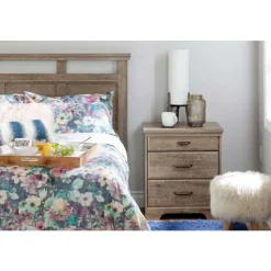 Meubles South Shore Nightstand with Charging Station - South Shore