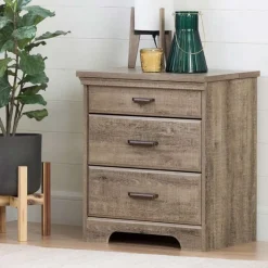 Meubles South Shore Nightstand with Charging Station - South Shore